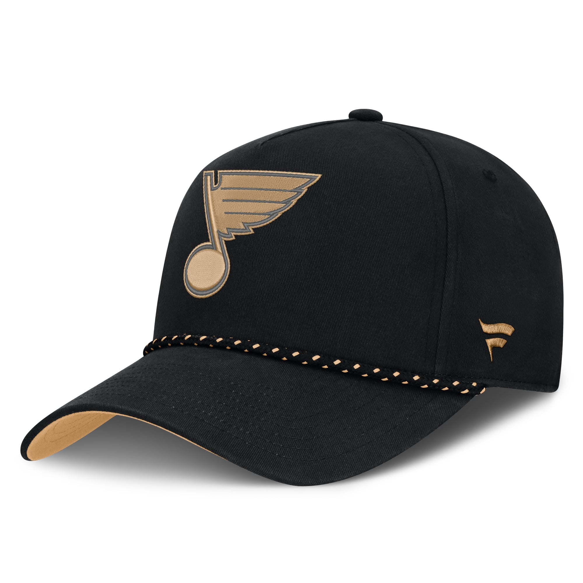 Men's Fanatics  Black St. Louis Blues Military Appreciation Authentic Pro A-Frame Adjustable Hat